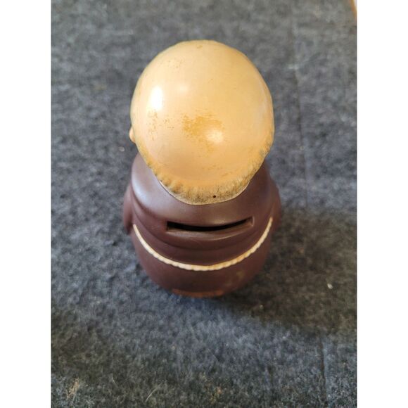 Vintage, Geobel Frair Tuck Monk Piggy Bank, West Germany 4” (NO KEY) - Picture 2 of 6